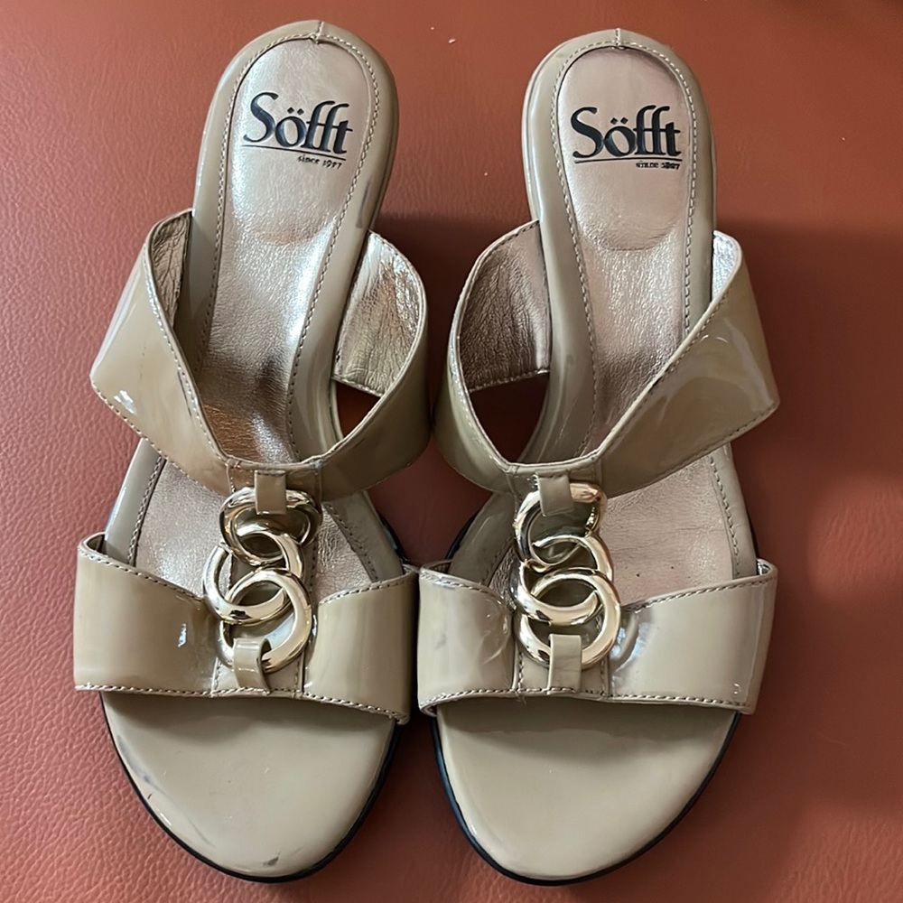 Sofft Slide On Wedge Sandals